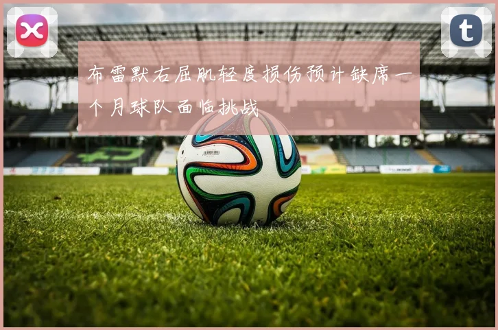 布雷默右屈肌轻度损伤预计缺席一个月球队面临挑战